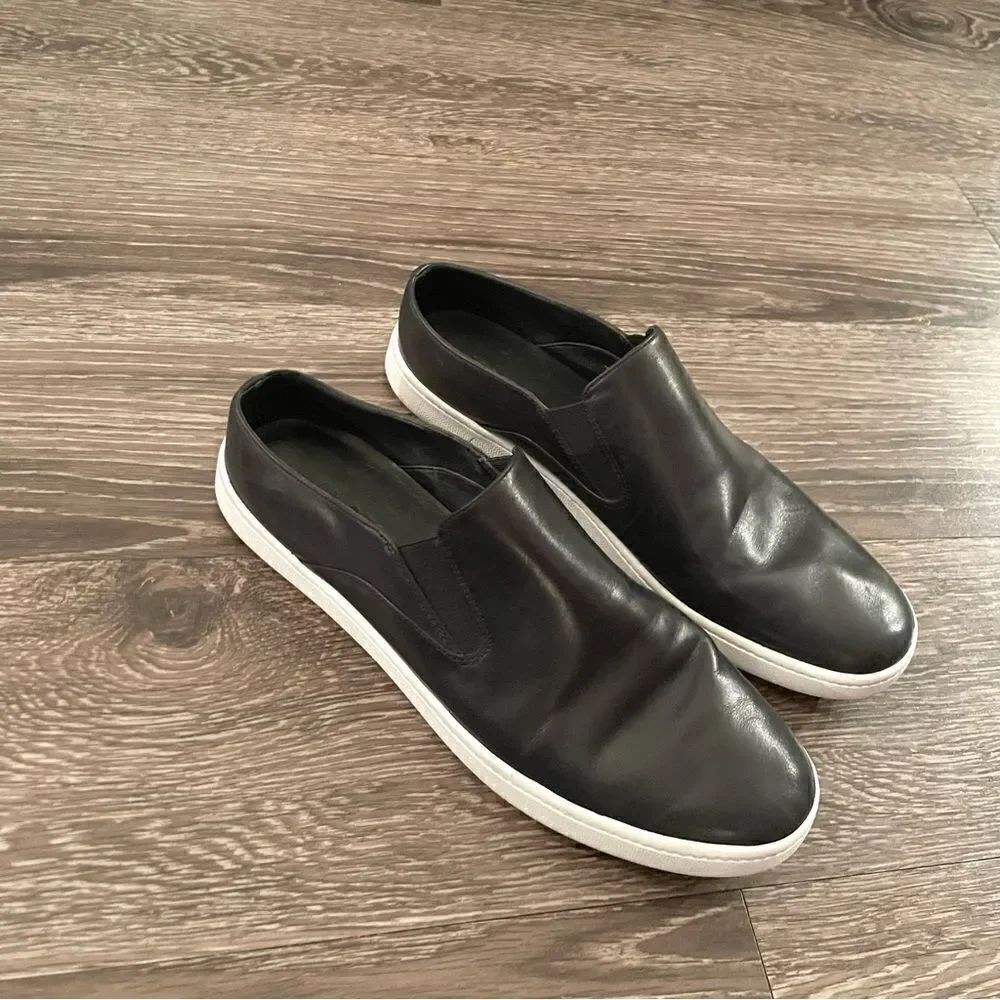 Vince leather slip on sneakers - Picture 3 of 8
